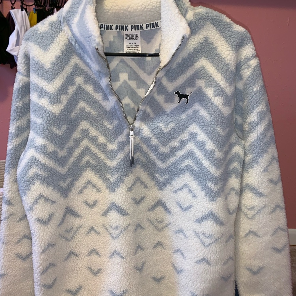 Victoria’s Secret pink Sherpa sweater